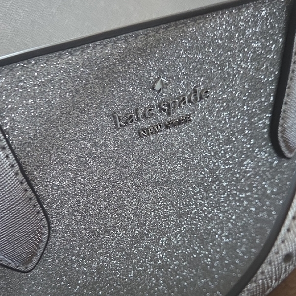 Kate Spade Glittering Silver Satchel - Picture 4 of 11
